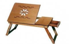 HOLME'S Multipurpose Foldable Laptop Table (Wood) by Harvard Online Shop
