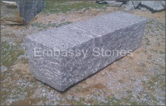 KERB Stone Grey 20x20x100 by Embassy Stones Private Limited