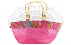 Ladies Pink Handbag by Ganges Jute Pvt. Ltd.