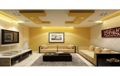 Living Room False Ceiling by Icon Traders