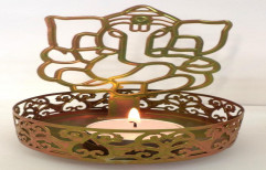 Moradabad Handicrafts Ganesh Ji Light Holder by Paramshanti Infonet India Private Limited