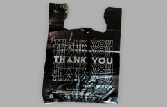 Printed Black Color Bag by Solutions Packaging