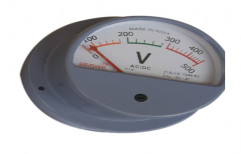 Round Analog Voltmeter by Sarveshwar Enterprises