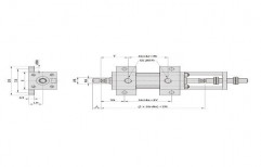 Tie Rod Construction Stroke Adjustable Hydraulic Cylinder by Dutta Control