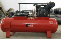 Two Stage Double Cylinder Air Compressor by Manifold Engineers