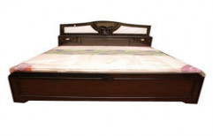 Wooden Double Bed by Nice Furniture