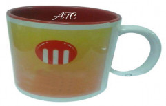 Yellow and Red Coffee Mug by ATC