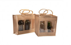 2 Bottle Wine Bag by Green Packaging Industries Private Limited