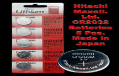 CR2032 Maxell Battery 5 pieces. 3V Lithium Button Coin Cell by Ratna Distributors