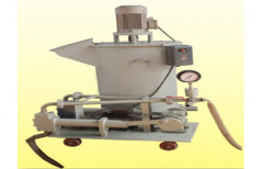 Electric Diaphragm Grout Pump by J.K. Prestressing Co.