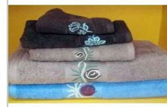 Embroidered Towels by Prakash Traders