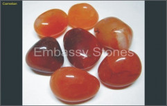 Garden Pebbles Carnelian by Embassy Stones Private Limited