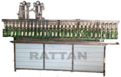 High Speed Semi Automatic Liquid Filling Machine by Rattan Industrial India Pvt. Ltd.