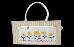 Jute Shopping Bag by Gazala Fabrication
