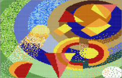 Multicolor Abstract Mosaic Tile by Reliable Decor