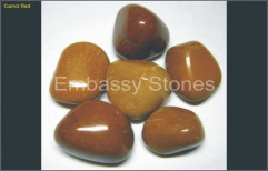 Pebble Stone Carrot Red by Embassy Stones Private Limited