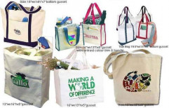Recycled Canvas Market Tote Bags by Flymax Exim