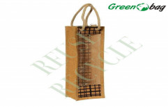 Single Bottle Jute Bags by Green Packaging Industries (P) Limited