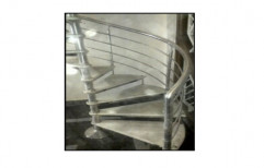 Stainless Steel Spiral Staircase by Ameya Flooring And Living Spaces Private Limited