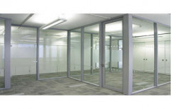 Aluminium Office Partition Work by Castle Master Minds