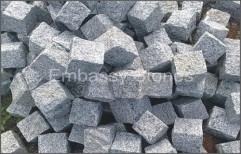 Cubes Grey 100x100x100mm by Embassy Stones Private Limited
