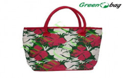 Floral Jute Printed Bags by Green Packaging Industries (P) Limited