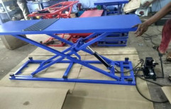 Pedal Type Two Wheeler Lift by New Tech Garage Equipments