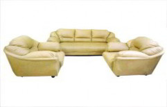 Rexine Sofa Set by Wood N Kraft