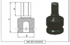 1/4 Hex Bit by Chintan Sales