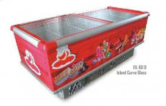 Curved Glass Freezers by National Engineers, India
