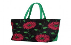 Jute Designer Tote Bag by Sai Kaarthikeya Enterprises