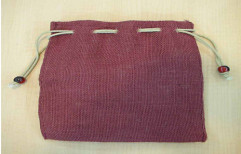 Jute Pouch Bag by Indarsen Shamlal Private Limited