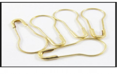 Pear Shaped Brass Safety Pins by Kings Industries