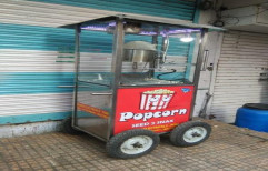 Pop Corn Machine Gas Operated with Cart by Sujata Electricals