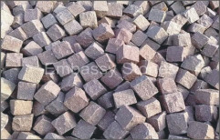 Setts Manga Red Cobblestone by Embassy Stones Private Limited