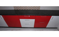 Straight Kitchen Cabinet by Mayur Homes And  Construction