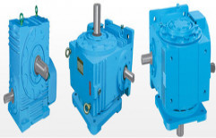 Vertical Worm Reduction Gearbox by Micro Precision Works
