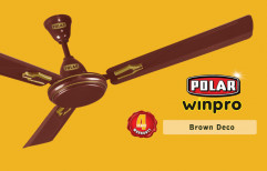 Winpro Brown Deco Fan by Polaron Marketing Limited