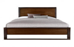 Wooden Double Bed by Sketch Villa