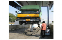 Car Washer Single Post Ramp by M. S. Engineering