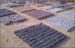 Cubes Natural Hand Split by Embassy Stones Private Limited