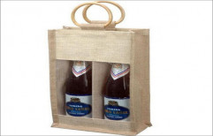 Customized Jute Wine Bottle Bag by Indarsen Shamlal Private Limited
