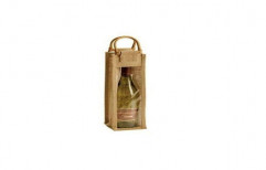 Fancy Jute Wine Bag by Ryna Exports