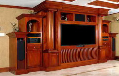 Home Theater Wall Unit by Hansi Kitchens