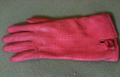 Leather Gloves for Ladies by V. Private Computer Embroidery