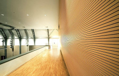Linear Groove Wooden Acoustic Panel by Tranquil