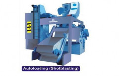 Semi Auto Loading Tumblast Machine by Unison Lawn Equipments