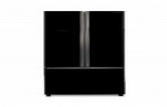 3 Door Refrigerator Glass Black by Raman Enterprises