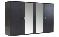 4 Door Mirrored Wardrobe by Tharani Industries