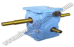 Double Output Worm Reduction Gearbox by Micro Precision Works